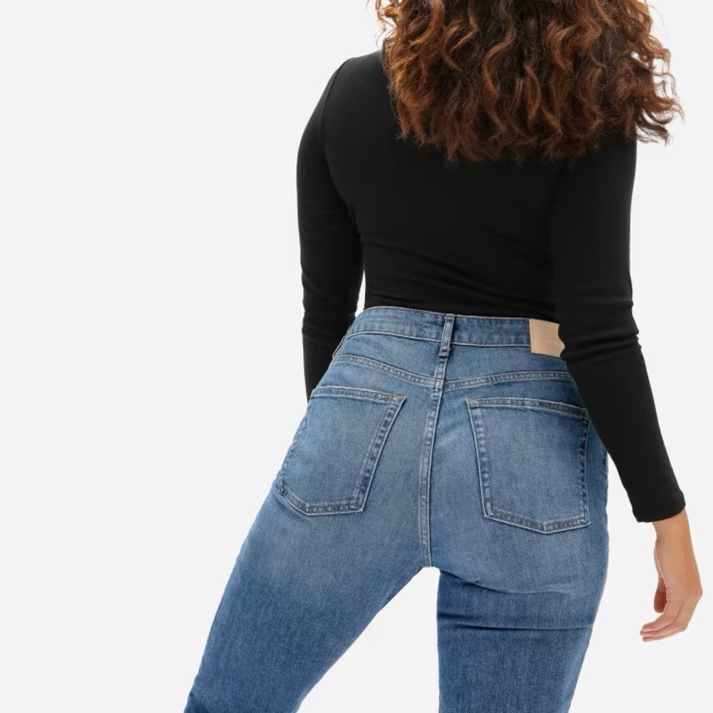 EUC Everlane The Curvy Cheeky Jean in size 26 ankle cut